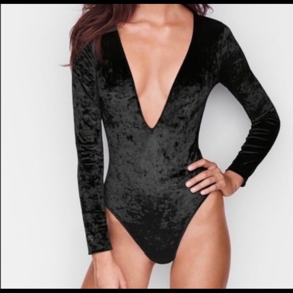 Victoria's Secret Tops - Victoria’s Secret velvet body suit
